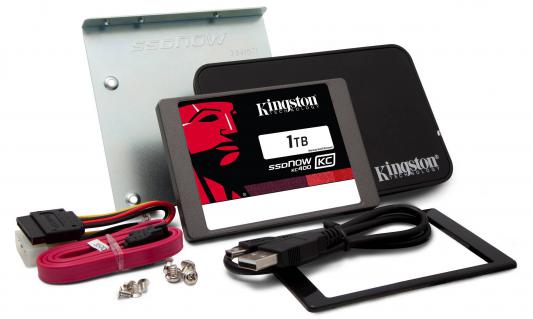 Твердотельный накопитель SSD 2.5" 1 Tb Kingston SKC400S3B7A/1T Read 550Mb/s Write 530Mb/s MLC