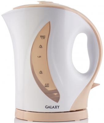 Чайник GALAXY GL0107 2200 Вт белый бежевый 1.7 л пластик