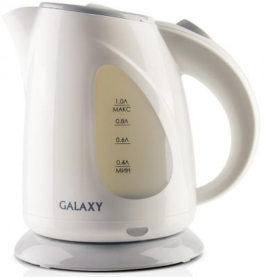 Чайник GALAXY GL0213 900 Вт серый белый 1 л пластик
