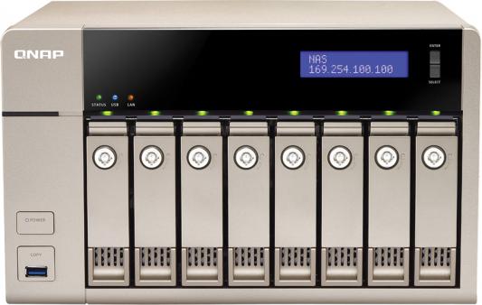 Сетевое хранилище QNAP TVS-863+-8G