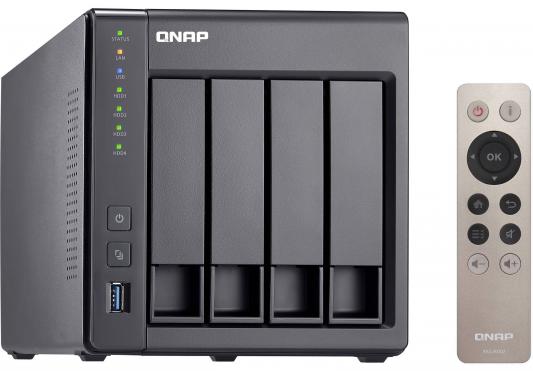 Сетевое хранилище QNAP TS-451+-2G 4 отсека для жестких дисков