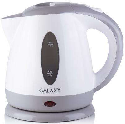 Чайник GALAXY GL0222 2200 Вт белый серый 1.2 л пластик