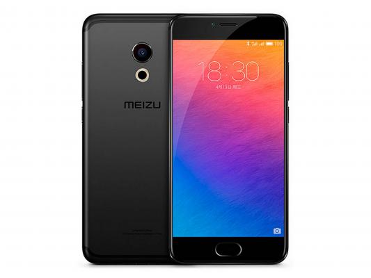 Смартфон Meizu Pro 6 M570H черный 5.2" 64 Гб LTE Wi-Fi GPS 3G 64Gb Black