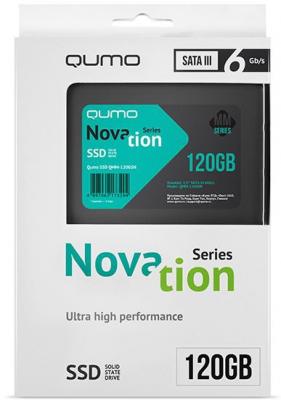 Твердотельный накопитель SSD 2.5" 120 Gb QUMO Novation MM QMM-120GSN Read 510Mb/s Write 140Mb/s MLC