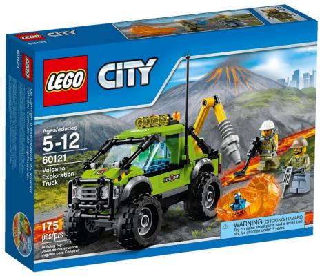 Конструктор LEGO City - Грузовик исследователей вулканов 175 элементов