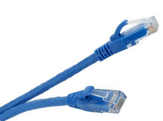 Патч-корд UTP 6 категории 5м Hyperline PC-LPM-UTP-RJ45-RJ45-C6-5M-LSZH-BL синий
