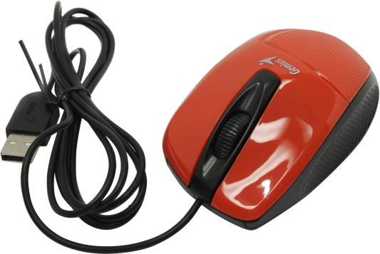 Мышь проводная Genius DX-150X красный USB