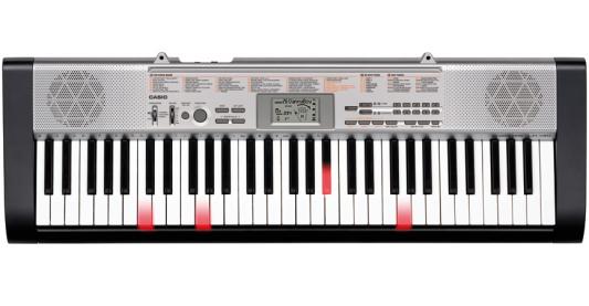 Синтезатор Casio LK-130 61 клавиша USB черный/серебристый