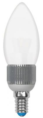 Лампа светодиодная свеча Uniel Cryslal Dimmable E14 5W 3000K LED-C37P-5W/WW/E14/FR/DIM