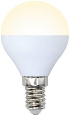 Лампа светодиодная шар Volpe 10700 E14 6W 3000K LED-G45-6W/WW/E14/FR/DIM/O