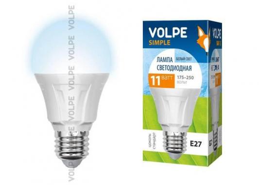 Лампа светодиодная груша Volpe Simple E27 11W 4500K LED-A60-11W/NW/E27/FR/S