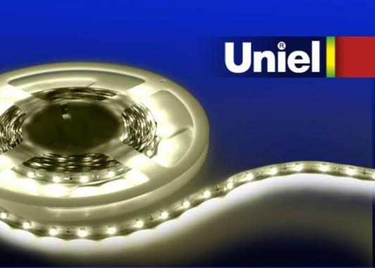Лента светодиодная линейная Uniel 04909 LED 14.4W 2700K ULS-3528-60LED/m-8mm-IP33-DC12V-4,8W/m-3M-WW