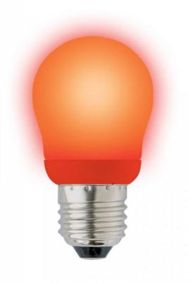 Лампа энергосберегающая шар Uniel 02955 E27 9W ESL-G45-9/RED/E27