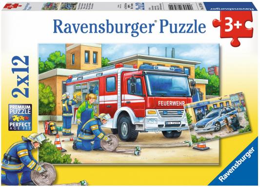 Пазл Ravensburger Полицейские и пожарные 24 элемента 07574