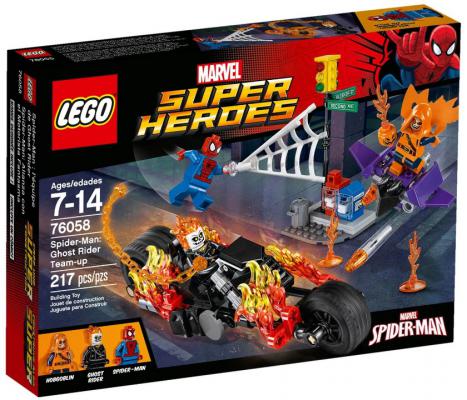 Конструктор Lego Super Heroes - Человек-паук : Союз с Призрачным гонщиком 217 элементов