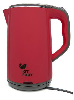 Чайник KITFORT KT-607-2 1500 Вт 1.8 л металл/пластик красный