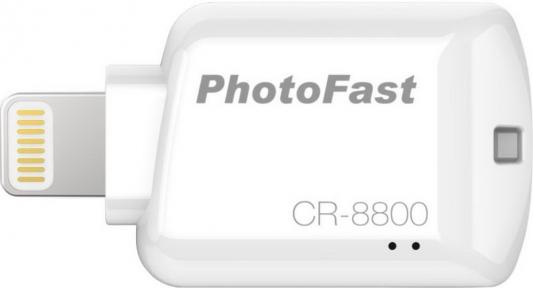 Картридер внешний PhotoFast iOS Card Reader CR-8800 белый