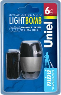 Карманный светодиодный фонарь Uniel (03272) от батареек 72 лм S-KL012-CB Silver