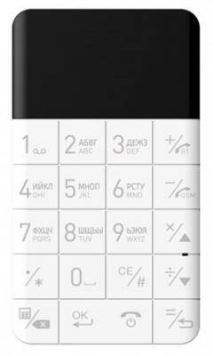 Мобильный телефон Elari CardPhone белый 1.1"