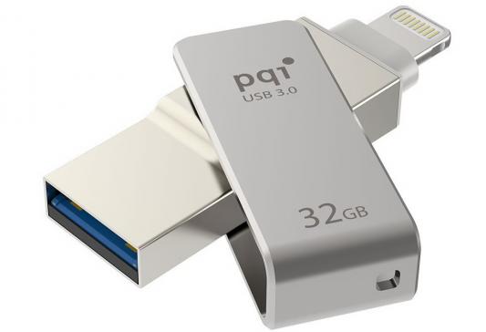 Флешка USB 32Gb PQI iConnect mini серый 6I04-032GR1001