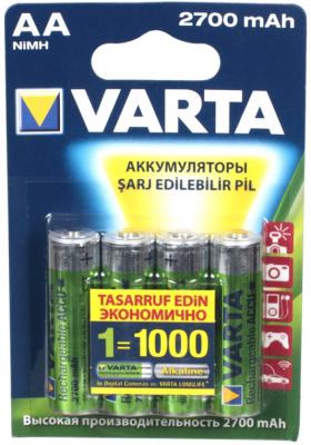 Аккумуляторы Varta LR6/MR6 2700 mAh AA 4 шт