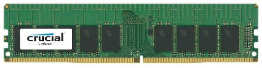 Оперативная память 16Gb (1x16Gb) PC4-19200 2400MHz DDR4 DIMM ECC CL17 Crucial CT16G4WFD824A