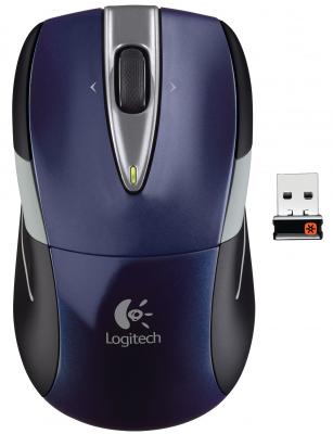 Мышь беспроводная Logitech M525 синий USB 910-002601/910-004933