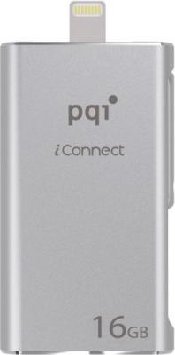 Флешка USB 16Gb PQI iConnect серебристый 6I01-016GR2001