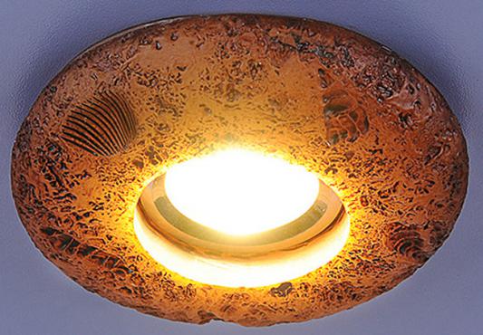 Встраиваемый светильник с двойной подсветкой Elektrostandard 3060 желтая подсветка 4690389030550