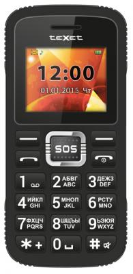 Мобильный телефон Texet TM-В119 черный 1.77"