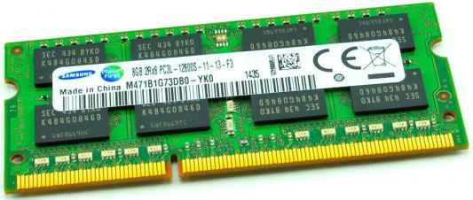 Оперативная память для ноутбуков SO-DDR3 8Gb PC12800 1600MHz Samsung M471B1G73DB0-YK0