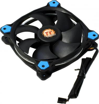 Вентилятор Thermaltake Fan Tt Riing 12 120x120x25 3pin 18.7-26.4dB синяя подсветка CL-F038-PL12BU-A