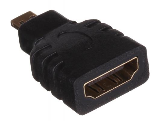 Переходник HDMI (F)-micro HDMI (M) позолоченные контакты Exegate EX194343RUS