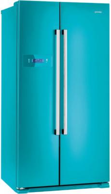 Холодильник Gorenje NRS85728BL — голубой