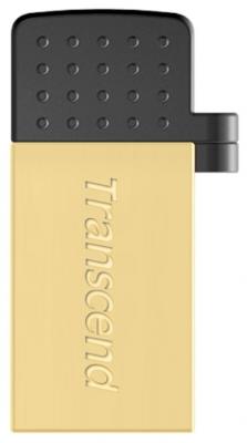 Флешка USB 8Gb Transcend Jetflash 380 OTG TS8GJF380G золотой