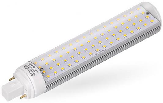 Лампа светодиодная G24 12W 6500K кукуруза прозрачная PL-12W-G24-64SMD-CL/СW 2886