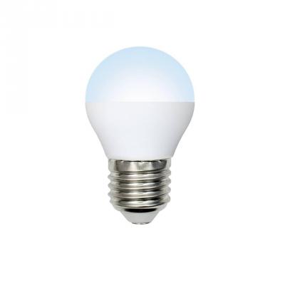 Лампа светодиодная шар Volpe Optima E27 6W 4500K LED-G45-6W/NW/E27/FR/O