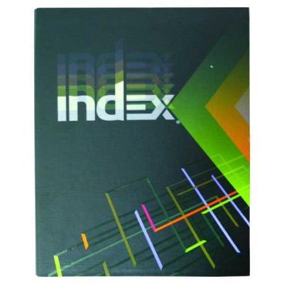 Тетрадь офисная Index IN 16002/5 160 листов клетка кольца