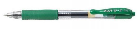 Гелевая ручка автоматическая Pilot G2-5 зеленый 0.5 мм BL-G2-5-G BL-G2-5-G