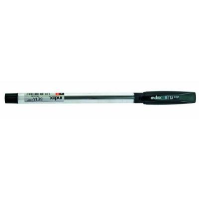 Шариковая ручка Index BETA GRIP черный 0.7 мм  IBP348/BK
