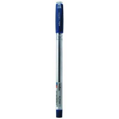 Шариковая ручка Index ALPHA синий 0.7 мм