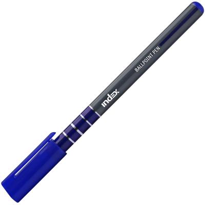 Шариковая ручка Index IBP801/BU синий 0.7 мм масляные чернила