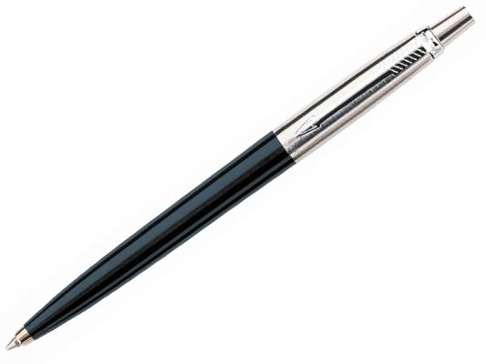 Шариковая ручка автоматическая Parker Jotter Black синий S0705660 PARKER-S0705660