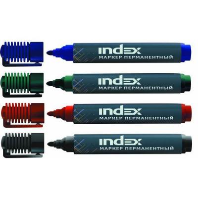 Набор маркеров Index IMP555/4 1 мм 4 шт разноцветный  IMP555/4