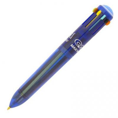 Шариковая ручка автоматическая Universal CARIOCA FLUO, 10 цветов разноцветный 0.5 мм 41511/30525