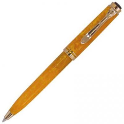 Шариковая ручка автоматическая Pelikan Souveran K 320 с мраморной отделкой синий PP943100 PP943100