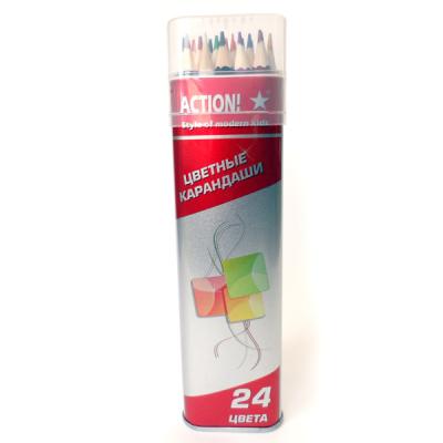 Набор цветных карандашей Action! ACP303-24 24 шт  ACP303-24