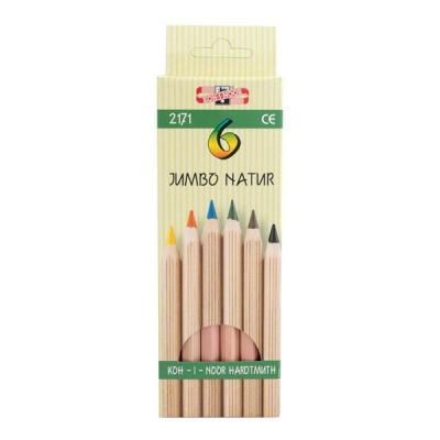 Набор цветных карандашей Koh-i-Noor JUMBO NATUR 6 шт 2171N/6 2171N/6