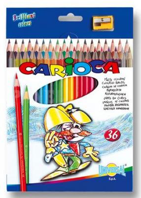 Набор цветных карандашей Universal Carioca 36 шт 41875 + точилка