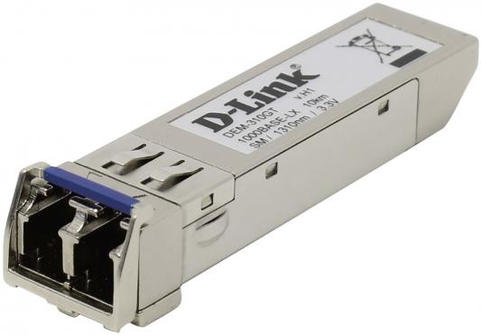 Трансивер сетевой D-Link DEM-310GT/10/G1A 1-port mini-GBIC LX Single-mode Fiber Transceiver